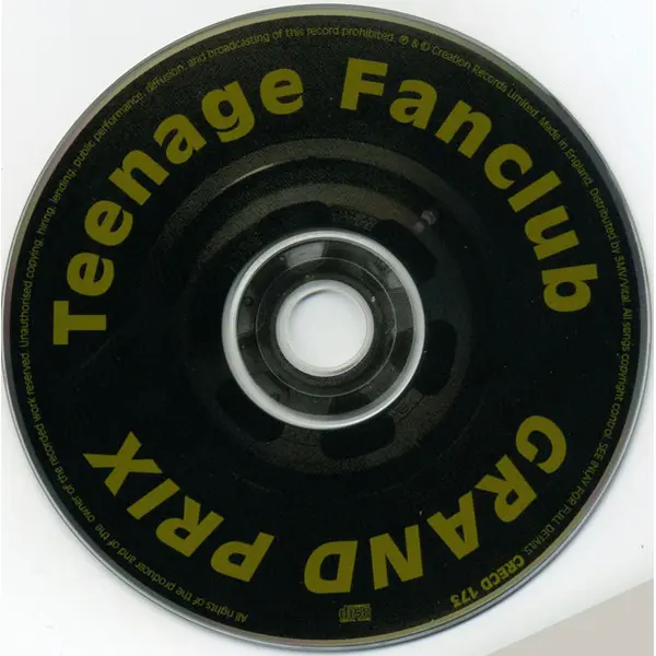 Teenage Fanclub - Grand Prix (CD, Album) - VG+/NM - Classical33.co.uk