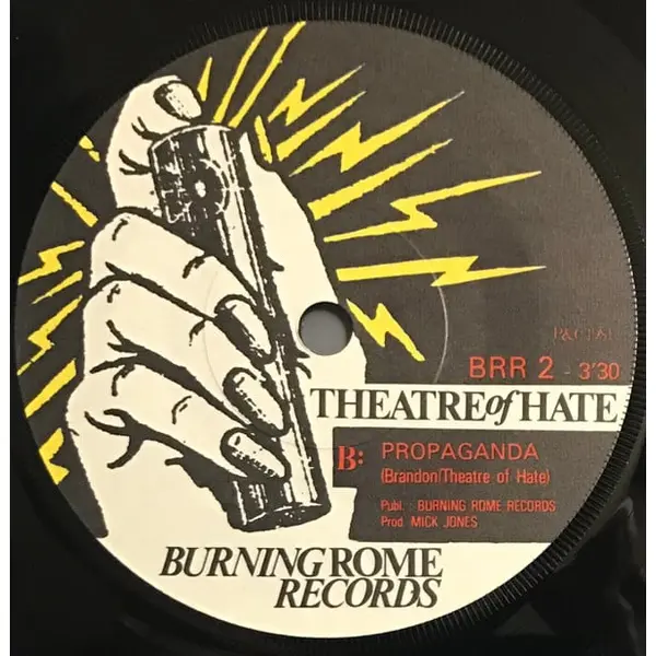 Theatre Of Hate - Do You Believe In The Westworld 7 Inch Vinyl Single (7 Inch Record) (45 Record) - VG+/VG+ - Classical33.co.uk