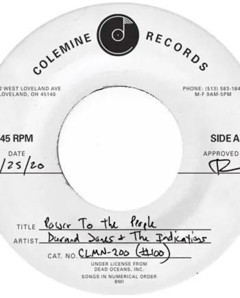 DURAND JONES & THE INDICATIONS - POWER TO THE PEOPLE VINYL (SUPER LTD. ED. 'RECORD STORE DAY' 7")