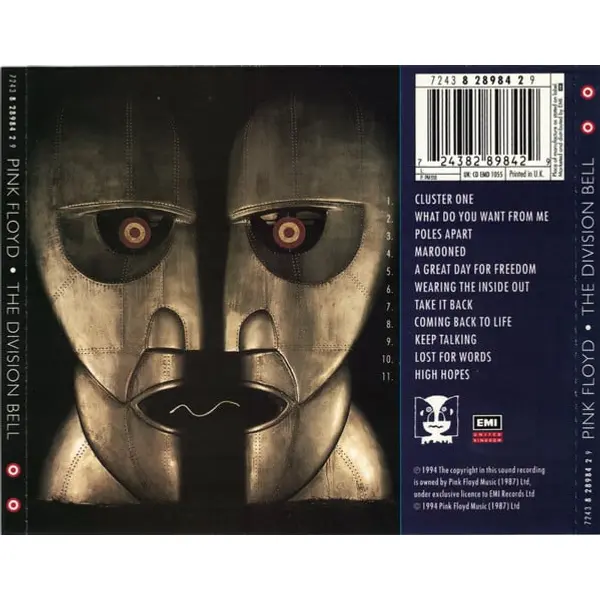 Pink Floyd - The Division Bell (CD, Album) - VG+/NM - Classical33.co.uk