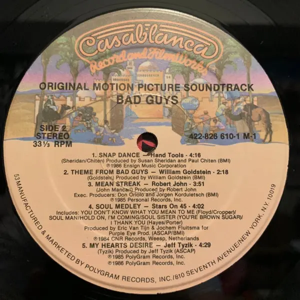 Bad Guys (Original Motion Picture Soundtrack) Vinyl LP (LP, Album) - M/NM - Classical33.co.uk