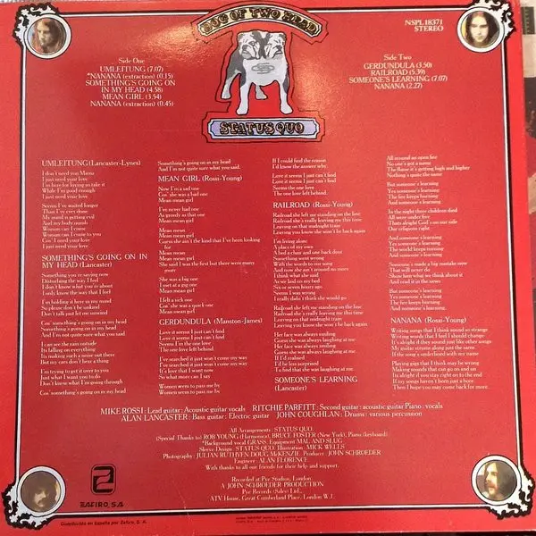 Status Quo - Dog Of Two Head Vinyl LP (LP Record, Album, Gatefold) - NM/VG+ - Classical33.co.uk
