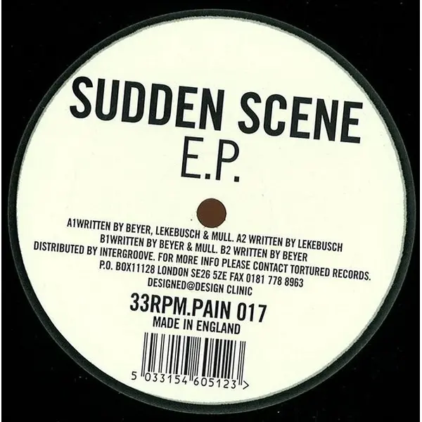 Various - Sudden Scene E.P. - All City Records