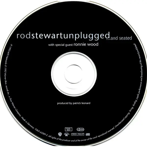 Rod Stewart With Special Guest Ronnie Wood - Unplugged ...And Seated (CD, Album) - NM/NM - Classical33.co.uk