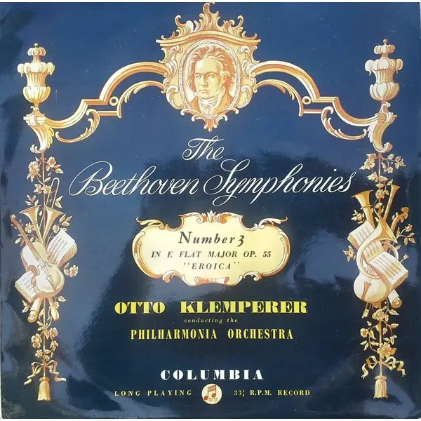 Beethoven, Otto Klemperer Conducting The Philharmonia Orchestra - Symphony No. 3 In E Flat Major Op. 55 ("Eroica") Vinyl LP (LP Record, Mono) - NM/VG+ - Classical33.co.uk