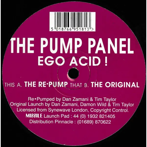 Pump Panel, The - Ego Acid ! - All City Records