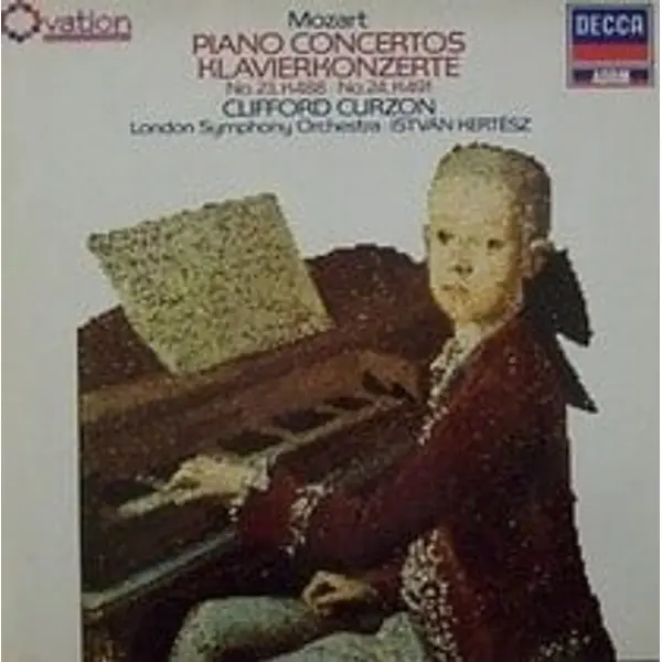 Mozart, Clifford Curzon, London Symphony Orchestra · István Kertész - Piano Concertos = Klavierkonzerte No.23, K488 · No.24, K491 Vinyl LP (LP Record) - NM/VG+ - Classical33.co.uk