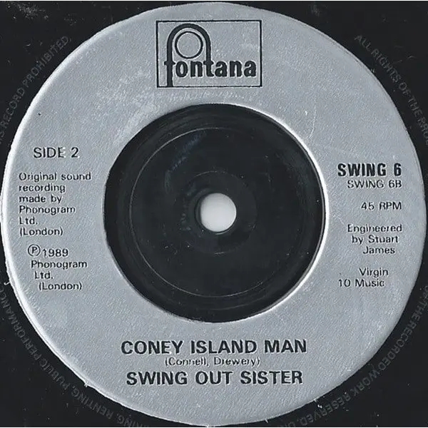 Swing Out Sister - You On My Mind 7 Inch Vinyl Single (7 Inch Record) (45 Record) - VG+/VG+ - Classical33.co.uk