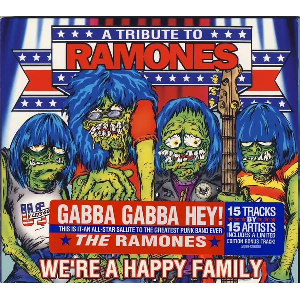 We're A Happy Family - A Tribute To Ramones (CD, Compilation, Digipak) - VG+/NM - Classical33.co.uk