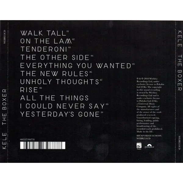 Kele - The Boxer (CD, Album) - VG+/NM - Classical33.co.uk
