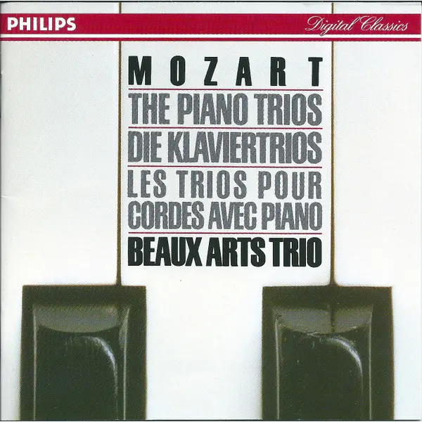 Wolfgang Amadeus Mozart - Beaux Arts Trio - The Piano Trios / Die Klaviertrios / Les Trios Pour Cordes Avec Piano (3xCD + Box) - NM/VG+ - Classical33.co.uk