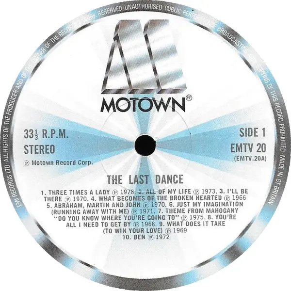 The Last Dance Vinyl LP (LP Record, Compilation) - VG+/VG+ - Classical33.co.uk