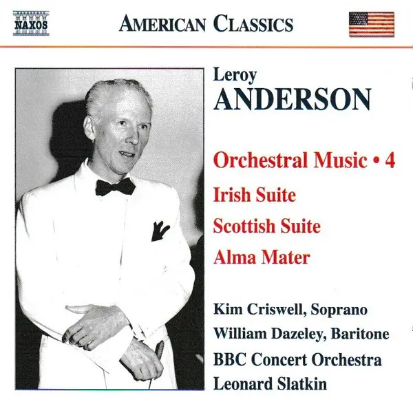 Leroy Anderson, BBC Concert Orchestra, Leonard Slatkin - Orchestral Music • 4 (CD) - NM/NM - Classical33.co.uk