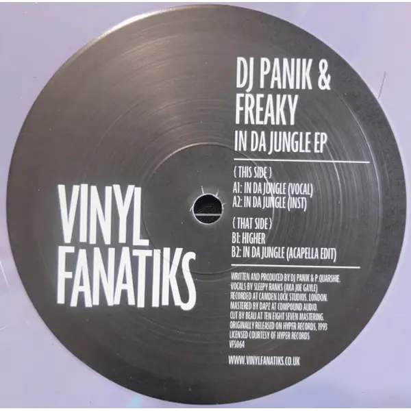 DJ Panik & Freaky, The - In Da Jungle EP - All City Records