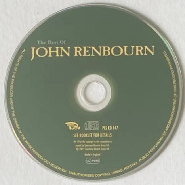 John Renbourn - The Best Of John Renbourn (CD, Compilation) - NM/NM - Classical33.co.uk
