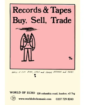 'Buy, Sell, Trade' poster - w/ OG Columbia Road address
