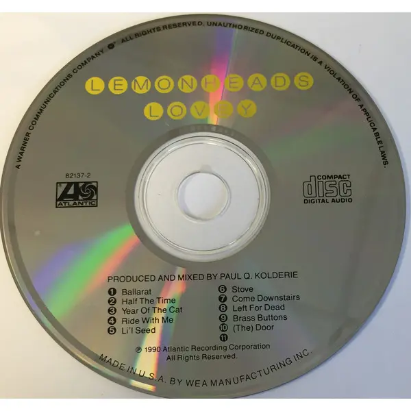 Lemonheads - Lovey (CD, Album) - NM/NM - Classical33.co.uk