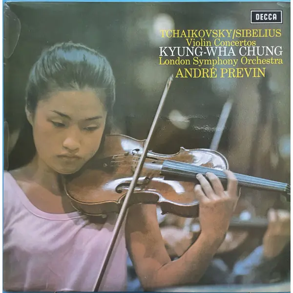 Tchaikovsky / Sibelius, Kyung-Wha Chung, London Symphony Orchestra, André Previn - Violin Concertos Vinyl LP (LP Record, Album) - NM/VG+ - Classical33.co.uk