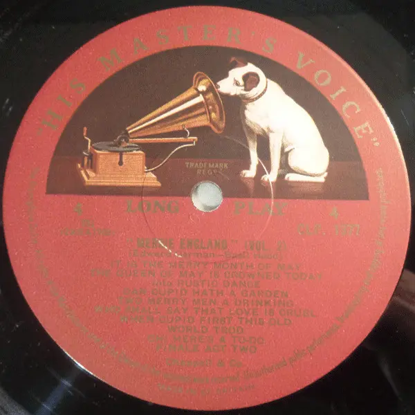 Merrie England Volume 2 Vinyl LP (LP Record, Mono) - NM/NM - Classical33.co.uk