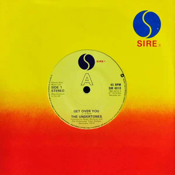 Undertones, The (7 INCH) - Get Over You - All City Records