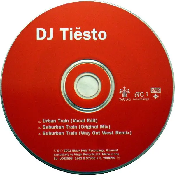 DJ Tiësto - Urban Train (CD, Single) - NM/NM - Classical33.co.uk