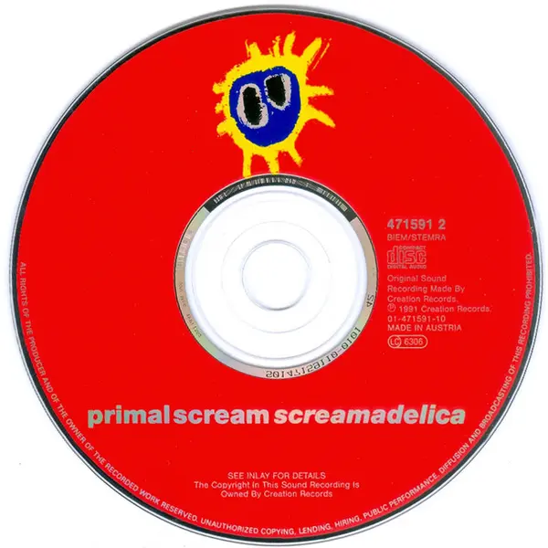 Primal Scream - Screamadelica (CD, Album) - VG+/NM - Classical33.co.uk