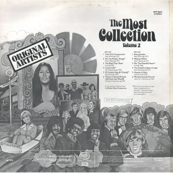 The Most Collection (Volume 2) Vinyl LP Compilation (LP Record) - VG+/VG+ - Classical33.co.uk