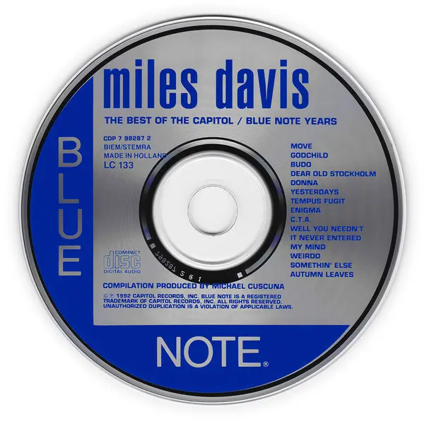 Miles Davis - The Best Of Miles Davis (The Capitol / Blue Note Years) (CD, Compilation) - NM/VG+ - Classical33.co.uk