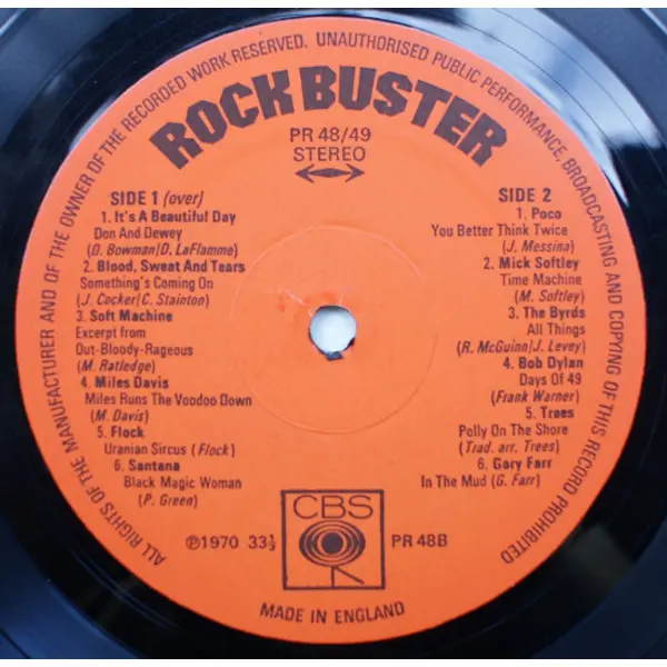 Rock Buster Vinyl LP (2xLP Record, Compilation, Gatefold) - VG+/VG+ - Classical33.co.uk