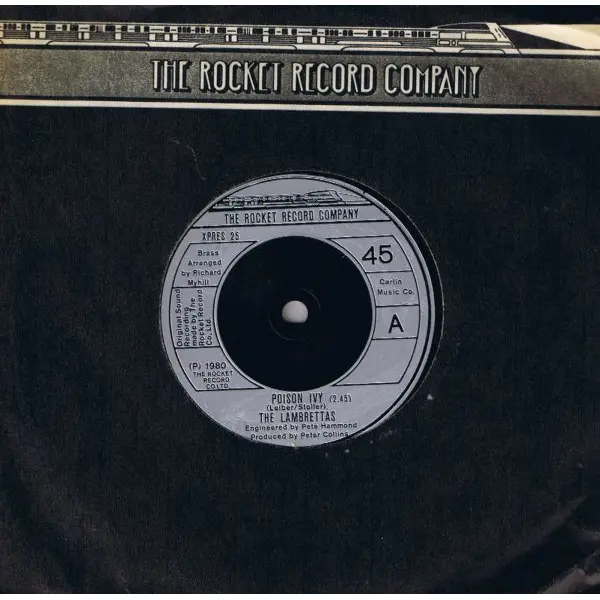 The Lambrettas - Poison Ivy 7 Inch Vinyl Single (7 Inch Record) - VG+/VG+ - Classical33.co.uk