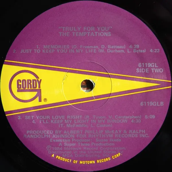 The Temptations - Truly For You (LP, Album, Sup) - NM/VG+ - Classical33.co.uk