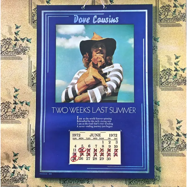 Dave Cousins Two Weeks Last Summer Vintage Record Cover For Sale - Classical33.co.uk