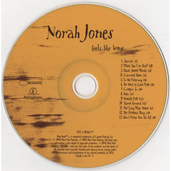 Norah Jones - Feels Like Home (CD, Album) - NM/NM - Classical33.co.uk