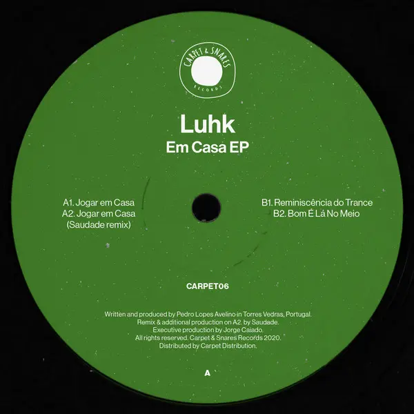 Luhk - Em Casa EP - All City Records