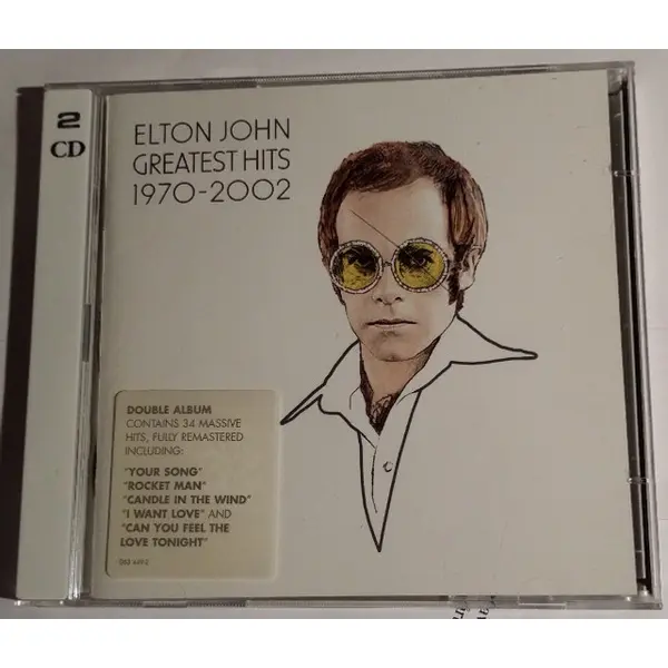 Elton John - Greatest Hits 1970-2002 (2xCD, Compilation) - VG+/VG+ - Classical33.co.uk