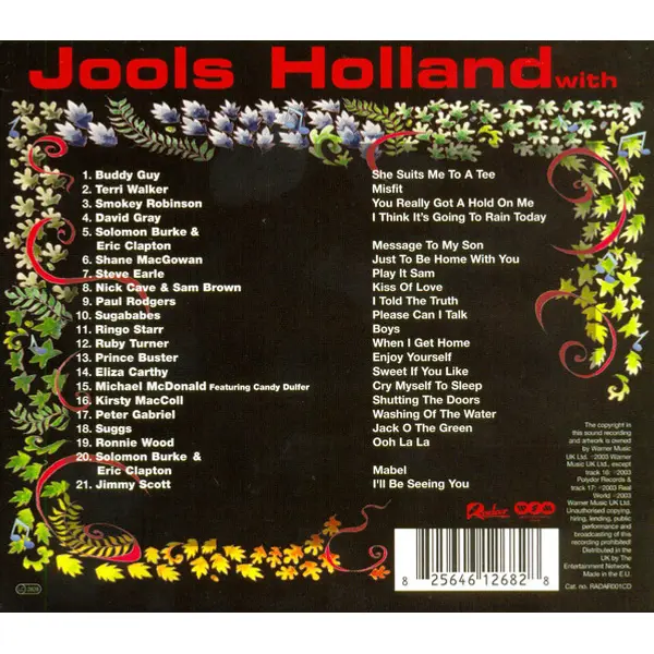 Jools Holland His Rhythm Blues Orchestra - Jack O The Green: Small World Big Band Friends 3 (CD, Album) - VG+/NM - Classical33.co.uk