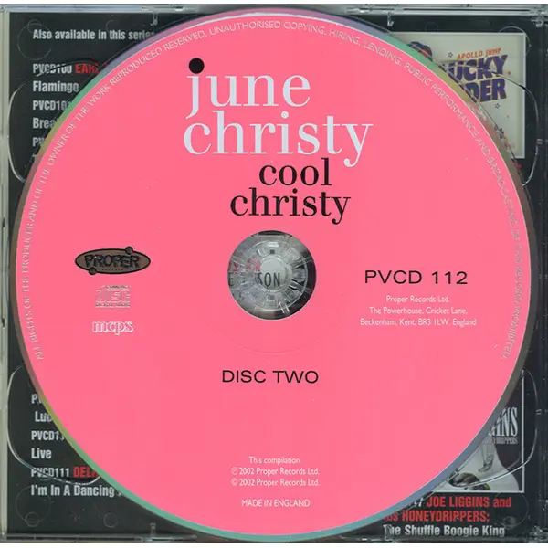 June Christy - Cool Christy (2xCD, Compilation) - NM/VG+ - Classical33.co.uk