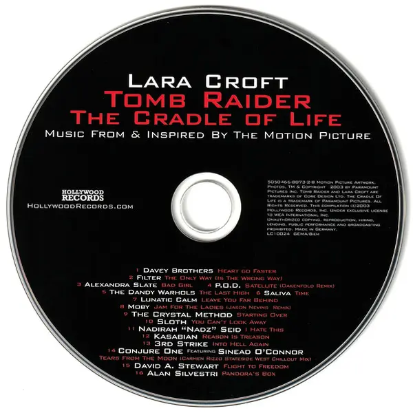 Lara Croft Tomb Raider: The Cradle Of Life (CD, Compilation) - NM/NM - Classical33.co.uk