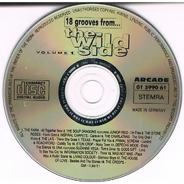 18 Grooves From...The Wild Side Vol 1. (CD, Compilation) - VG/VG+ - Classical33.co.uk