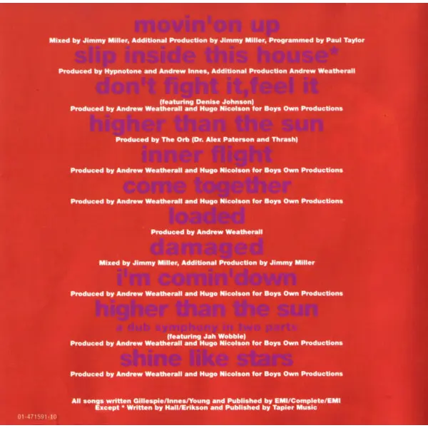 Primal Scream - Screamadelica (CD, Album) - VG+/NM - Classical33.co.uk