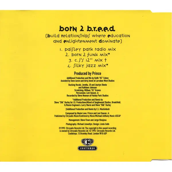 Monie Love - Born 2 B.R.E.E.D. (CD, Single) - VG+/VG+ - Classical33.co.uk