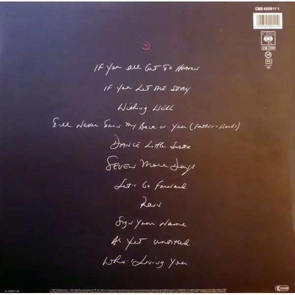 Terence Trent D'Arby - Introducing The Hardline According To Terence Trent D'Arby Vinyl LP (LP Record, Album) - NM/NM - Classical33.co.uk