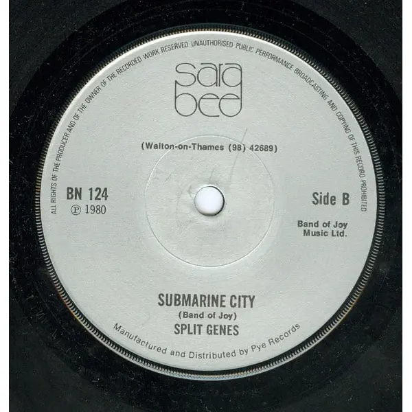 Split Genes - Somebody To Love 7 Inch Vinyl Single (7 Inch Record) - NM/Generic - Classical33.co.uk