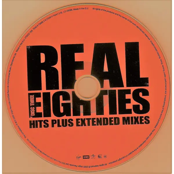 Real Eighties - Hits Plus Extended Mixes (Box + 3xCD, Compilation) - NM/NM - Classical33.co.uk