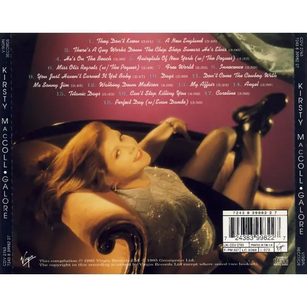 Kirsty MacColl - Galore (The Best Of) (CD, Compilation) - VG+/NM - Classical33.co.uk