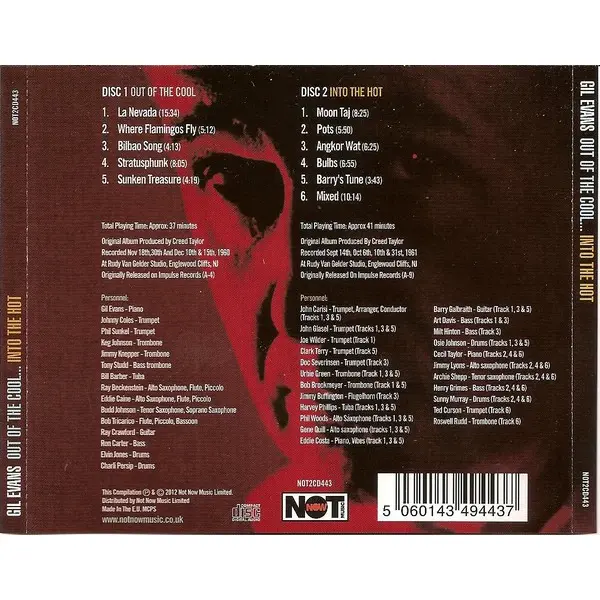 Gil Evans - Out Of The Cool... Into The Hot (Compilation + CD, Album) - NM/VG+ - Classical33.co.uk