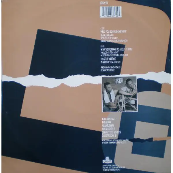 Total Contrast - What You Gonna Do About It 12 Inch Vinyl Single (12 Inch Record) - NM/VG+ - Classical33.co.uk