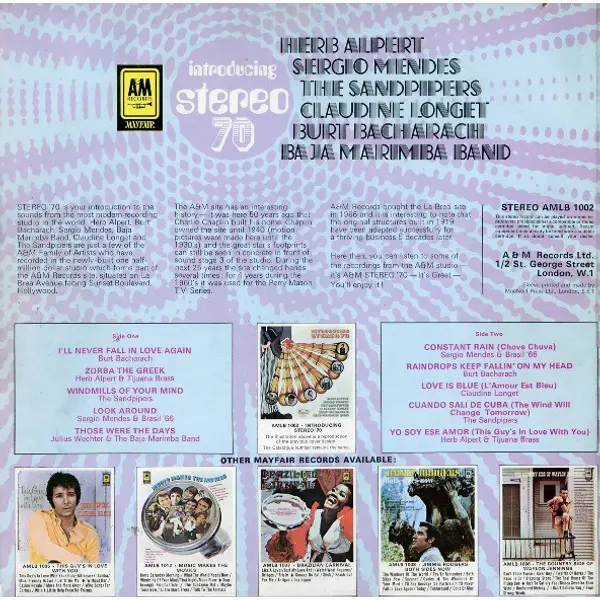 Introducing Stereo 70 Vinyl LP (LP Record) - VG+/VG+ - Classical33.co.uk