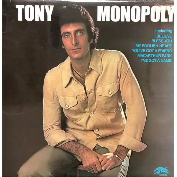 Tony Monopoly - Tony Monopoly Vinyl LP (LP Record, Album) - NM/VG+ - Classical33.co.uk