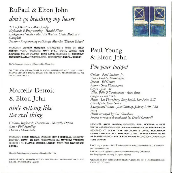 Elton John - Duets (CD, Album) - NM/NM - Classical33.co.uk